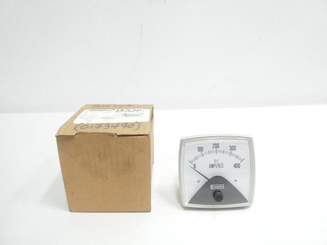 CROMPTON 016-01AA-ECSC AMMETER 0-400DC AMP