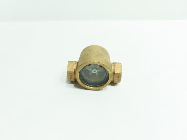 JOHN C ERNST 138P0.50 BRONZE THREADED PADDLEWHEEL FLOW INDICATOR 1/2IN