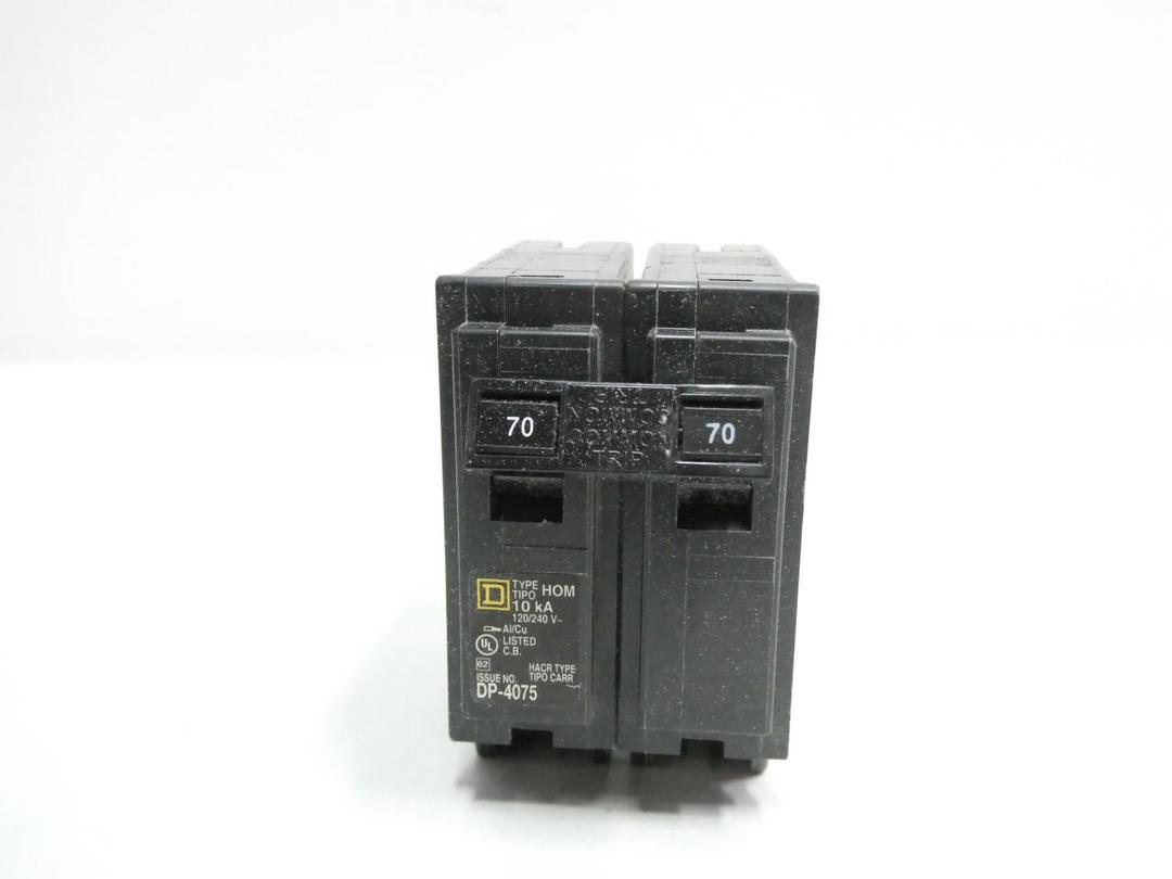 SQUARE D HOM270 MINIATURE CIRCUIT BREAKER 2P 70A AMP 120/240V-AC