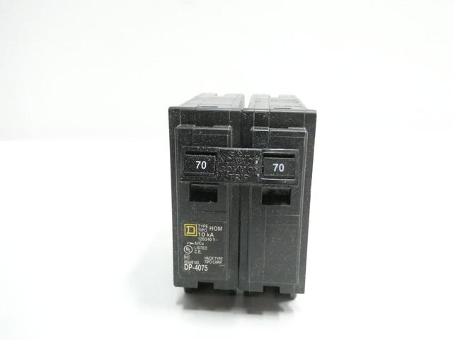 SQUARE D HOM270 MINIATURE CIRCUIT BREAKER 2P 70A AMP 120/240V-AC