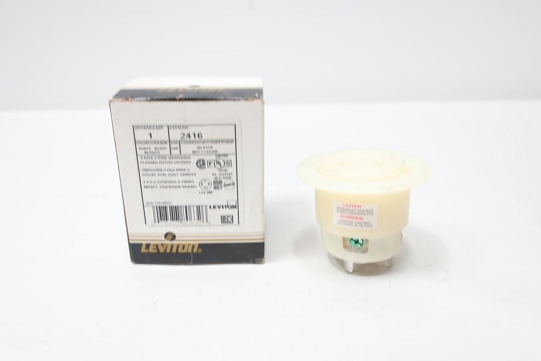 LEVITON 2416 RECEPTACLE 3P 4W 20A AMP 125/250V-AC