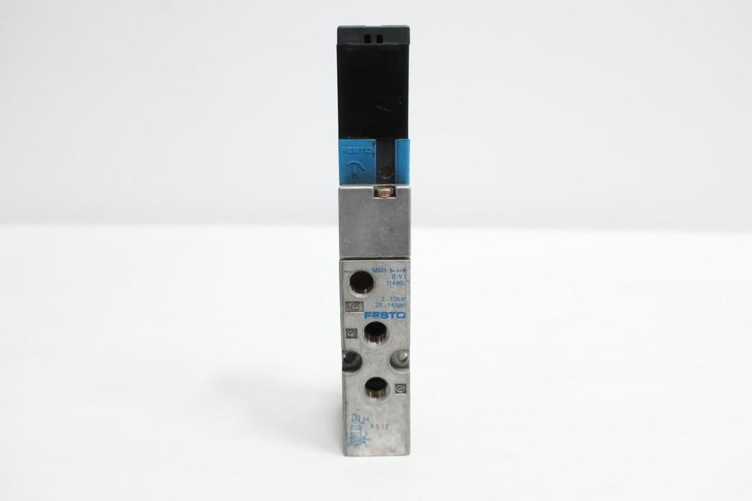 FESTO MVH-5-1/8-B-VI 114900 SOLENOID VALVE 20.4-26.4V-DC 1/8IN NPT