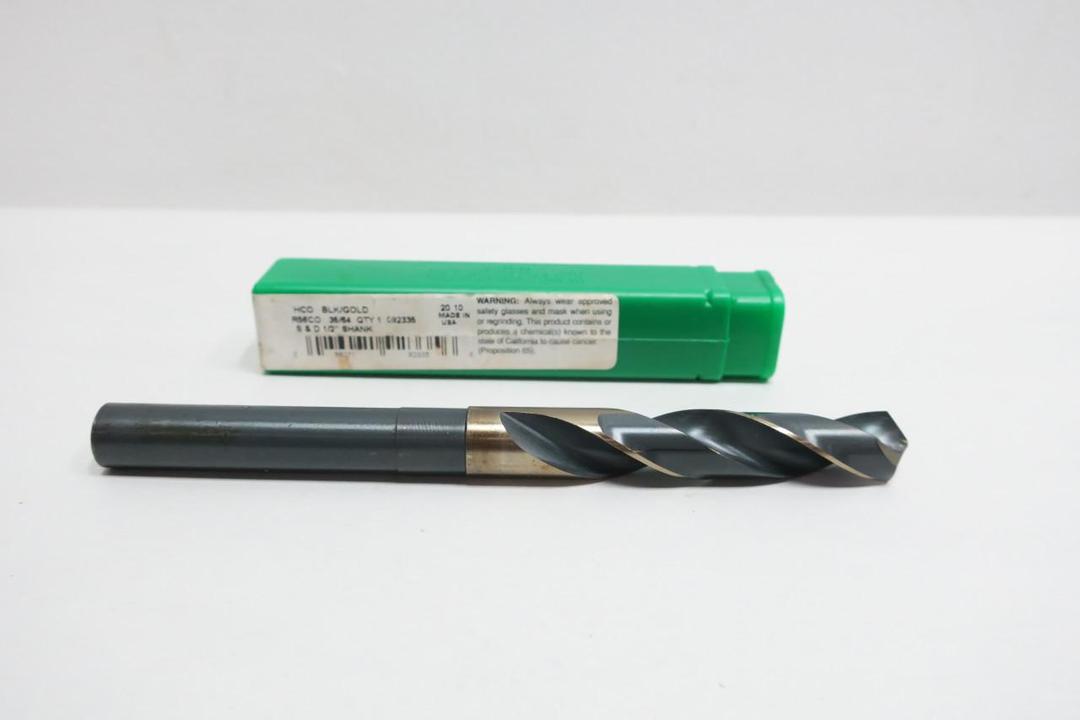 PRECISION R56CO 092335 DRILL BIT HCO BLK/GOLD 35/64IN