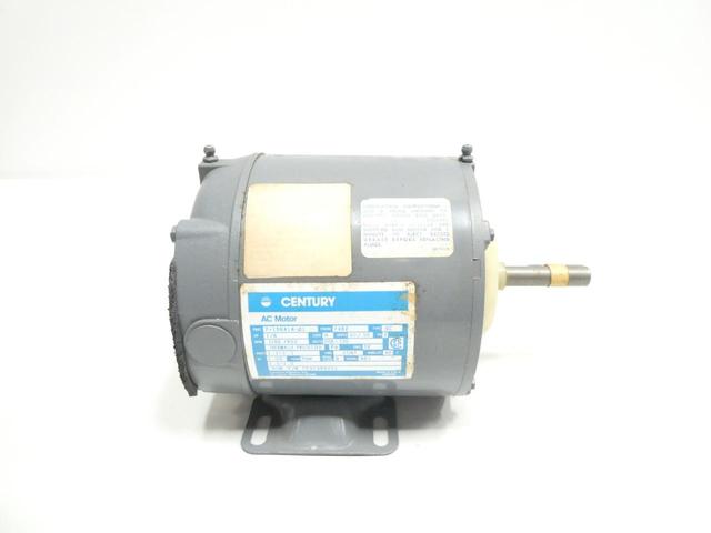 CENTURY 763C499H01 AC MOTOR F48Z 3PH 1/6HP 1140RPM 208-230V-AC