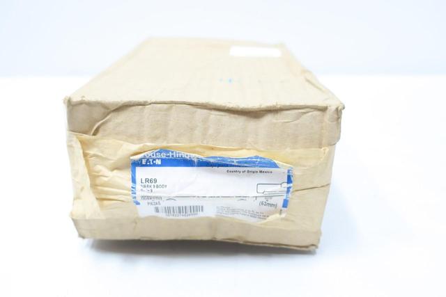 BOX OF 2 CROUSE HINDS LR69 CONDULET MARK 9 ALUMINUM LR CONDUIT OUTLET BODY 2IN