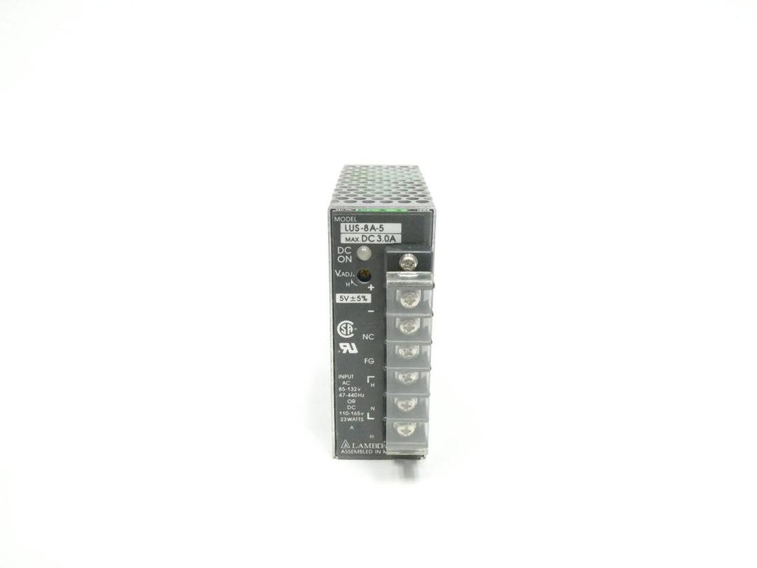 LAMBDA LUS-8A-5 POWER SUPPLY 85-132V-AC 3A AMP 5V-DC