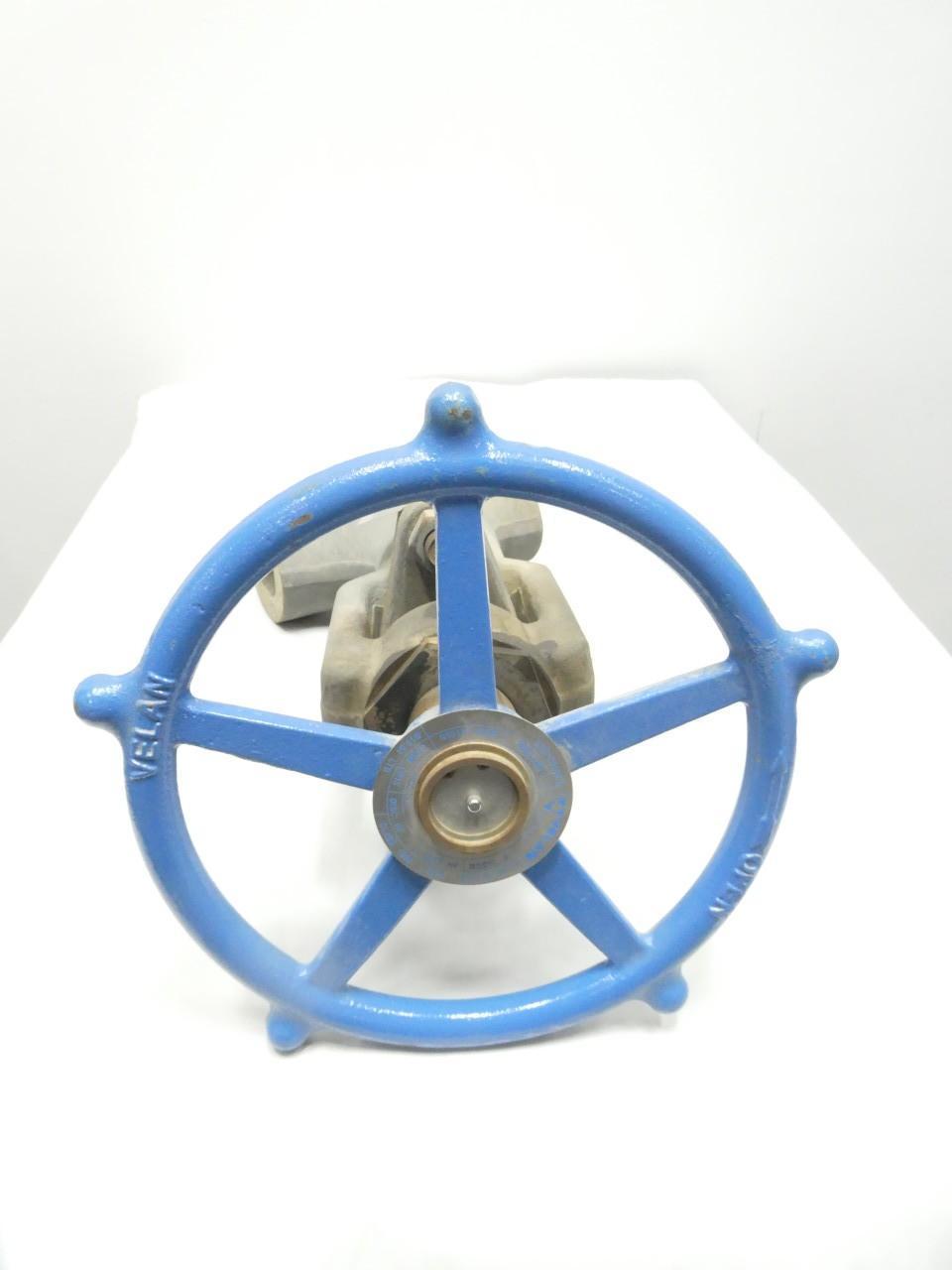 VELAN A 1690 MANUAL IRON SOCKET WELD GLOBE VALVE 2IN