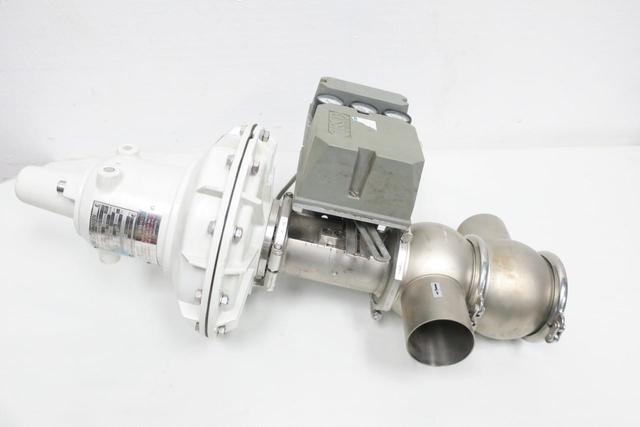 TUCHENHAGEN AC 730 PNEUMATIC STAINLESS HYGIENIC SEAT SANITARY VALVE 62MM