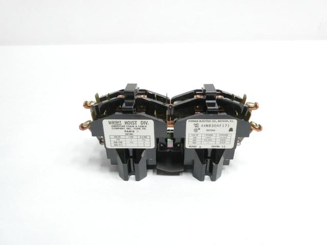 WRIGHT 44NB30AF171 REVERSING CONTACTOR 110-120V-AC 2HP