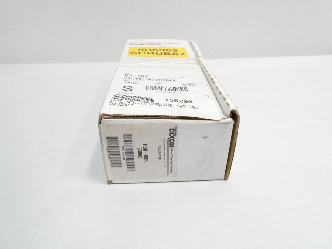 DIXON R30-08R PNEUMATIC REGULATOR 1IN NPT 300PSI 0-125PSI