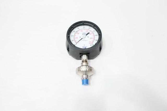 WIKA 8100ZFV9 PRESSURE GAUGE 4IN 1/2IN NPT 0-200PSI