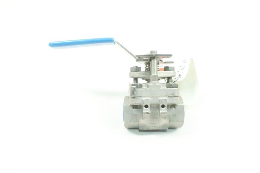 VELAN G0613-SSEZ-W330 MANUAL STAINLESS SOCKET WELD BALL VALVE 1/2IN 600