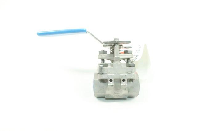 VELAN G0613-SSEZ-W330 MANUAL STAINLESS SOCKET WELD BALL VALVE 1/2IN 600
