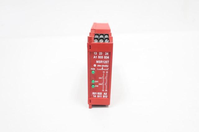 ALLEN BRADLEY MSR126T 440R-N23116 GUARDMASTER SAFETY RELAY 115V-AC