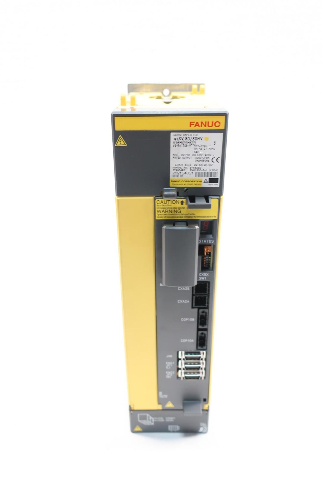 FANUC A06B-6290-H209 AISV 80/80HV SERVO AMPLIFIER 537-679V-AC 480V-AC 3PH