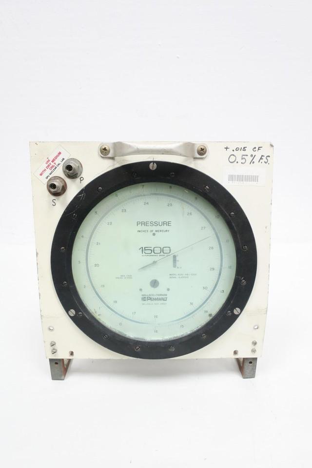 PENNWALT 62A-4B-0031 PRESSURE GAUGE 16-31.5IN-MC