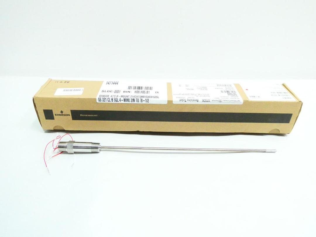 ROSEMOUNT 214CRTSMB1S4E0152SL RTD TEMPERATURE SENSOR