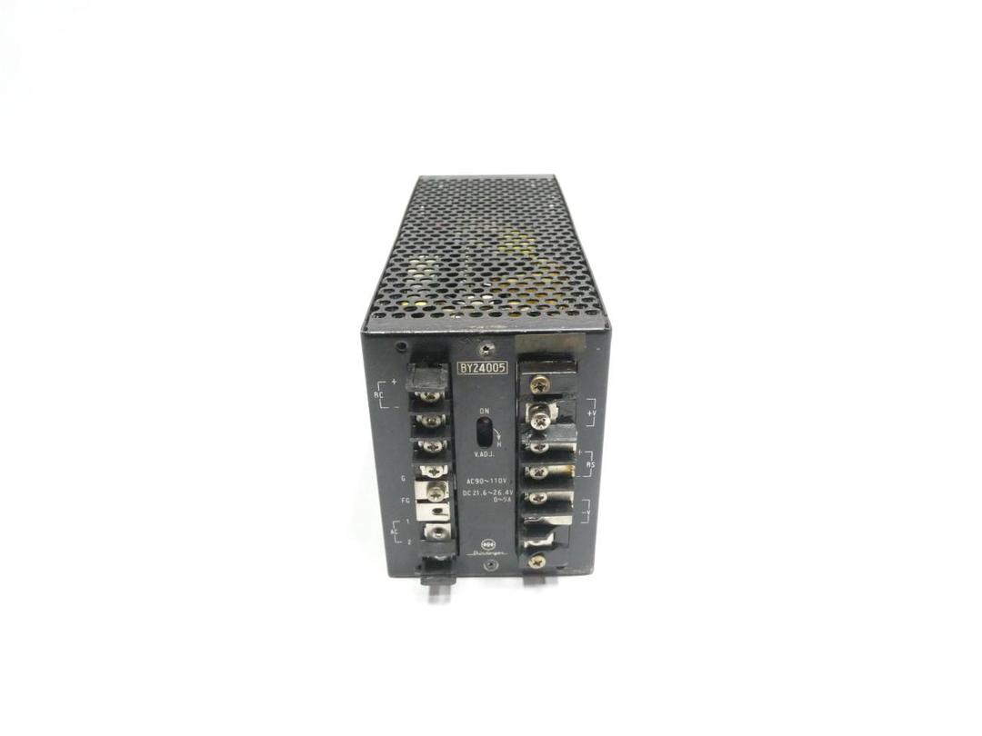 SHINDENGEN ELECTRIC BY24005 POWER SUPPLY 90-110V-AC 0-5A AMP 21.6-26.4V-DC