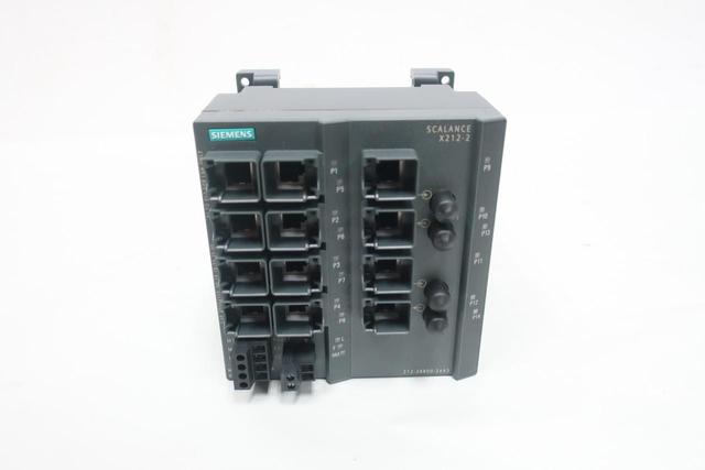 SIEMENS 6GK5212-2BB00-2AA3 SIMATIC NET INDUSTRIAL ETHERNET SWITCH