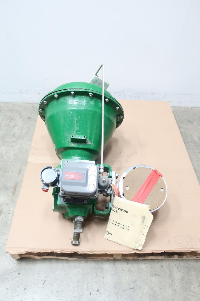 FISHER V150 SER B VEE-BALL 2052 SIZE 3 DVC6200HW2 STAINLESS CONTROL VALVE 4IN