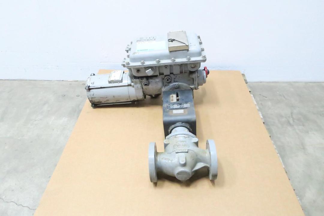 FISHER EZ 1DAA-4 ELECTRIC STEEL FLANGED CONTROL VALVE 575V-AC 1/2HP 2IN 300