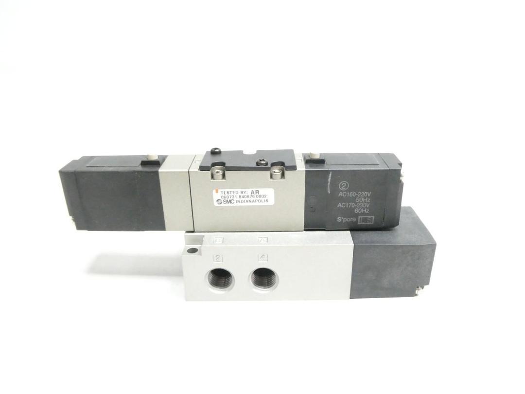 SMC NVFS2200-2FA-02T 5 PORT PNEUMATIC SOLENOID VALVE 170-230V-AC