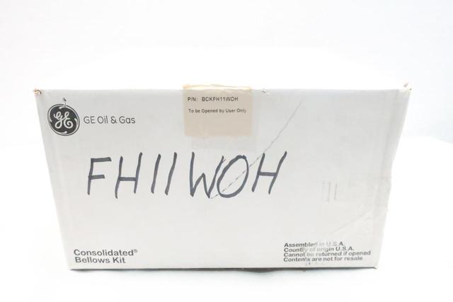 GENERAL ELECTRIC GE BCKFH11WOH CONSOLIDATED BELLOWS KIT