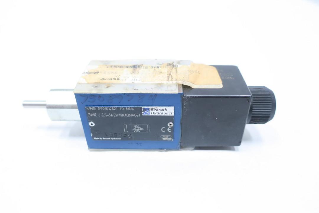 REXROTH Z4WE 6 E63-31/EW110K4QMAG24 HYDRAULIC DIRECTIONAL CONTROL VALVE 120V-AC