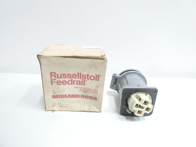 RUSSELLSTOLL FCF3124W RECEPTACLE 4P 4W 60A AMP 480V-AC