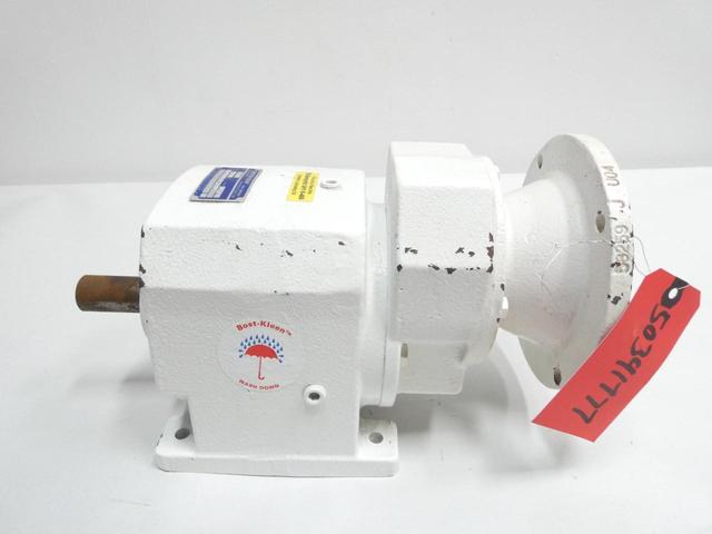 BOSTON GEAR BKF843B-63K-B5 INLINE GEAR REDUCER 0.65HP 59.05:1