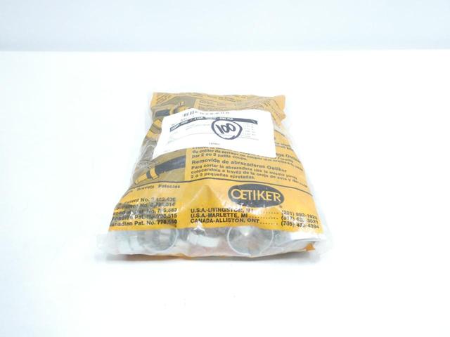 PACK OF 100 OETIKER 101-3437 EAR TYPE CLAMP 1-7/16IN