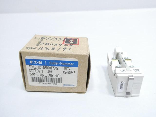 CUTLER HAMMER 9084A17G02 TYPE J AUXILIARY CONTACT