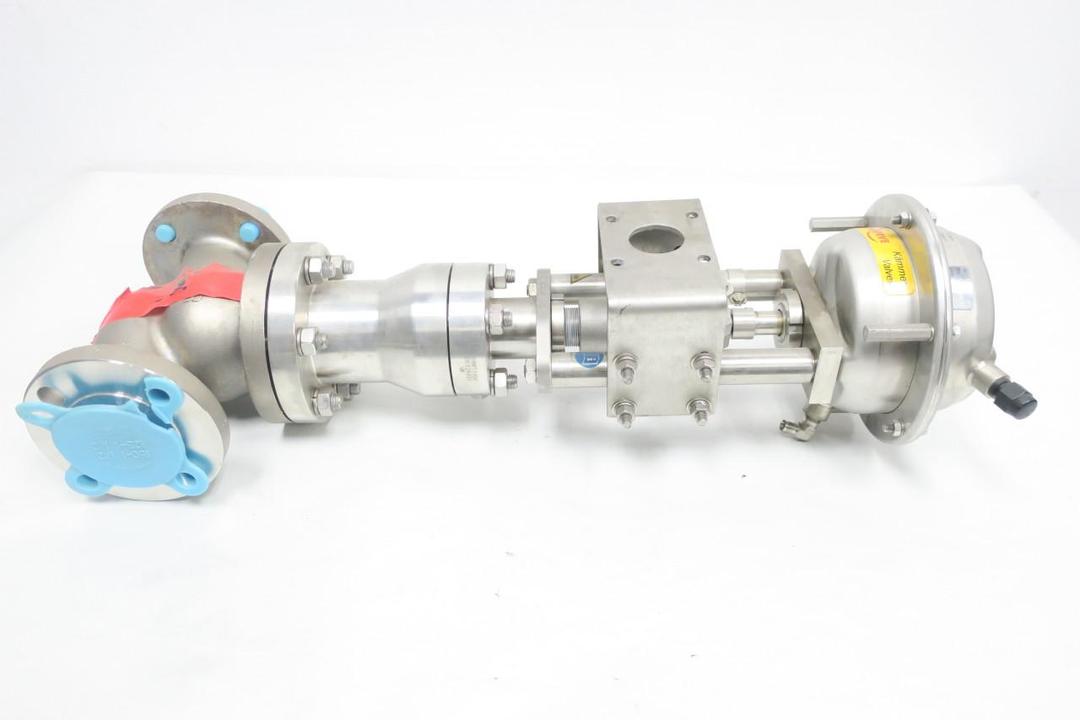 KAMMER VALVES 0353P2 PNEUMATIC STAINLESS FLANGED GLOBE VALVE 1-1/2IN 150