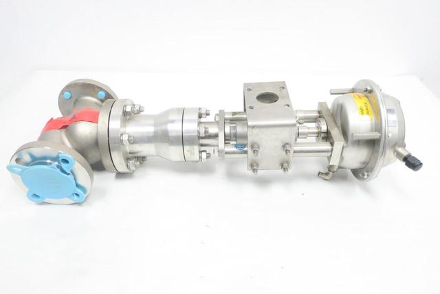 KAMMER VALVES 0353P2 PNEUMATIC STAINLESS FLANGED GLOBE VALVE 1-1/2IN 150