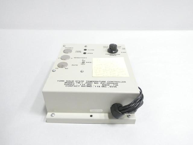 YORK TM-1 031-00080D SOLID STATE TEMPERATURE CONTROLLER 115V-AC