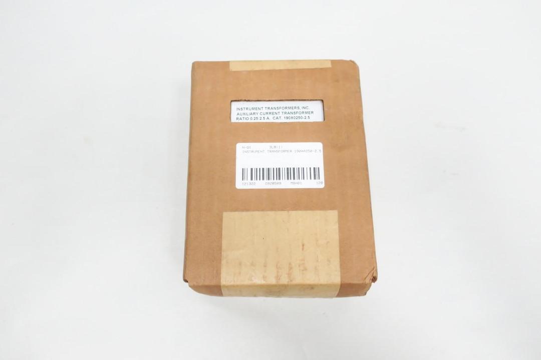 INSTRUMENT TRANSFORMER 190X0250-2.5 AUXILIARY CURRENT TRANSFORMER 25:2.5A
