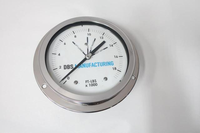 ASHCROFT 60-1009-S-02B PRESSURE GAUGE 0-18FT-LBS 6IN 1/4IN NPT