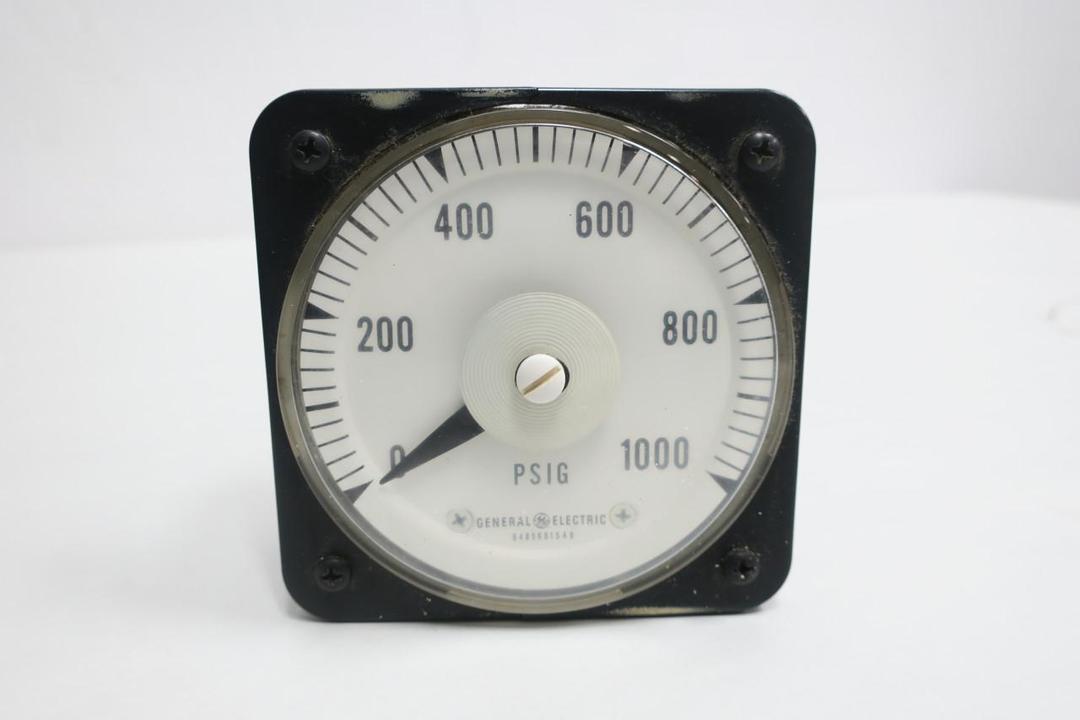 GENERAL ELECTRIC GE 50-103111FASS2NZH PANEL METER 0-1000PSI