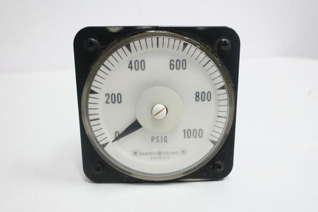 GENERAL ELECTRIC GE 50-103111FASS2NZH PANEL METER 0-1000PSI