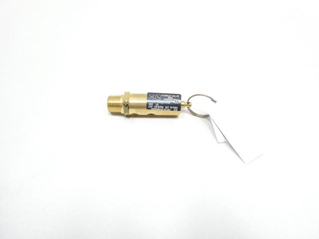 KUNKLE 0542-C01AKM-0050 BRASS THREADED RELIEF VALVE 50PSI 1/2IN NPT 139CFM