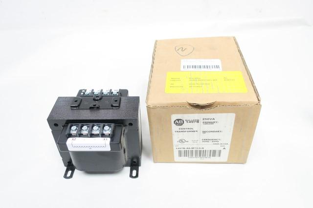 ALLEN BRADLEY 1497B-A6-M13-0-N VOLTAGE TRANSFORMER 1PH 250VA 120/240V-AC 24V-AC
