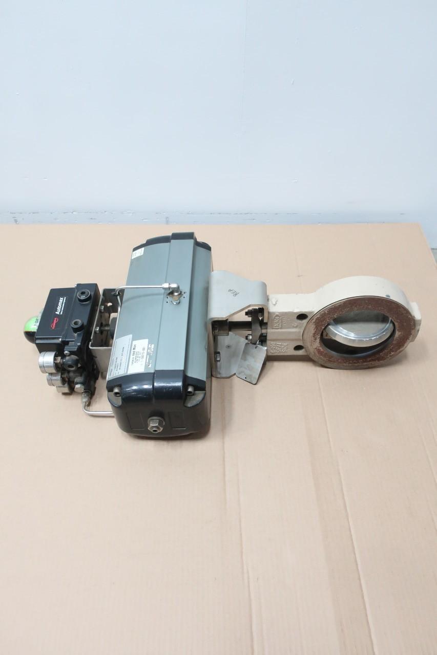 FLOWSERVE DURCO 6-BX2-W1811A1V0NZ B150S07 80247A0T WAFER CONTROL VALVE 6IN 150