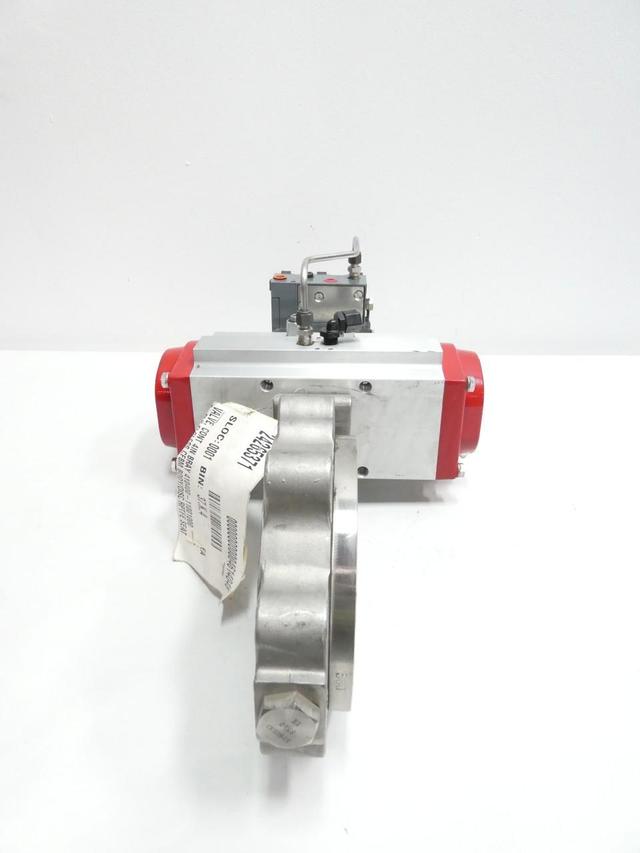BRAY 410400-1100100U 931193-11300532 PNEUMATIC STAINLESS CONTROL VALVE 4IN