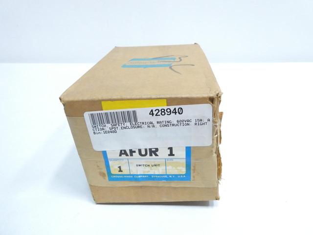 CROUSE HINDS AFUR1 CONVEYOR CONTROL SWITCH