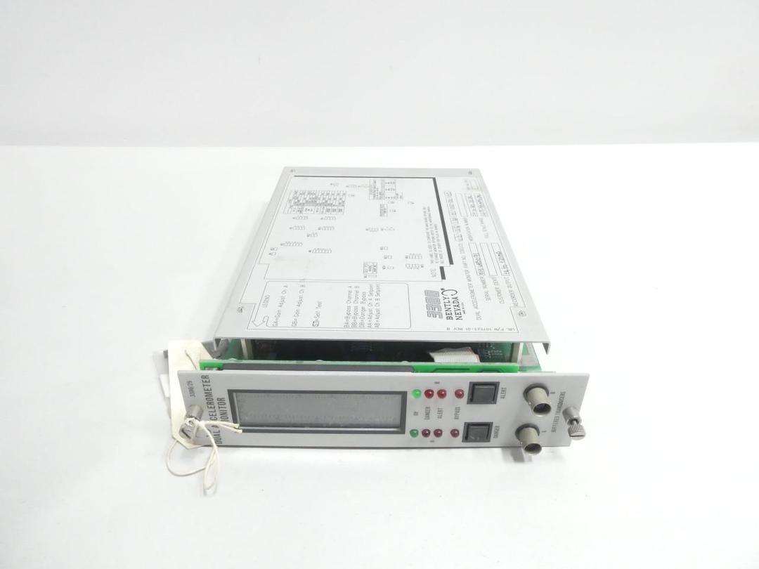 BENTLY NEVADA 3300/25-05-04-16-01-00-01-00 DUAL ACCELEROMETER MONITOR
