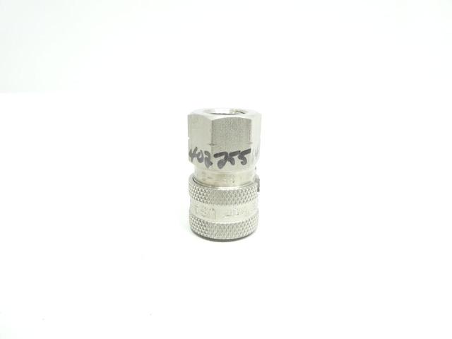 PARKER SST-2-SL STAINLESS HYDRAULIC QUICK CONNECT HOSE COUPLING 1/4IN