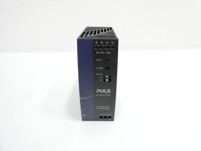 PULS PIC240.241D POWER SUPPLY 100-240V-AC 0A AMP 24-28V-DC 240W