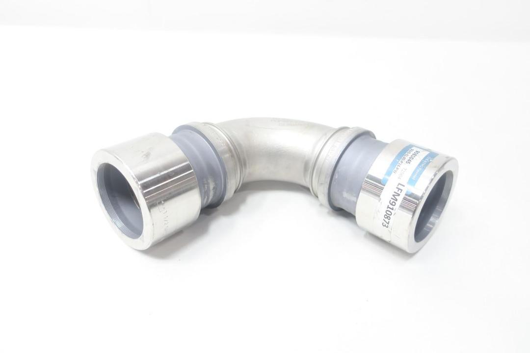 LOKRING SS40-EL90-P24-PW STAINLESS 90DEG PIPE ELBOW 1-1/2IN