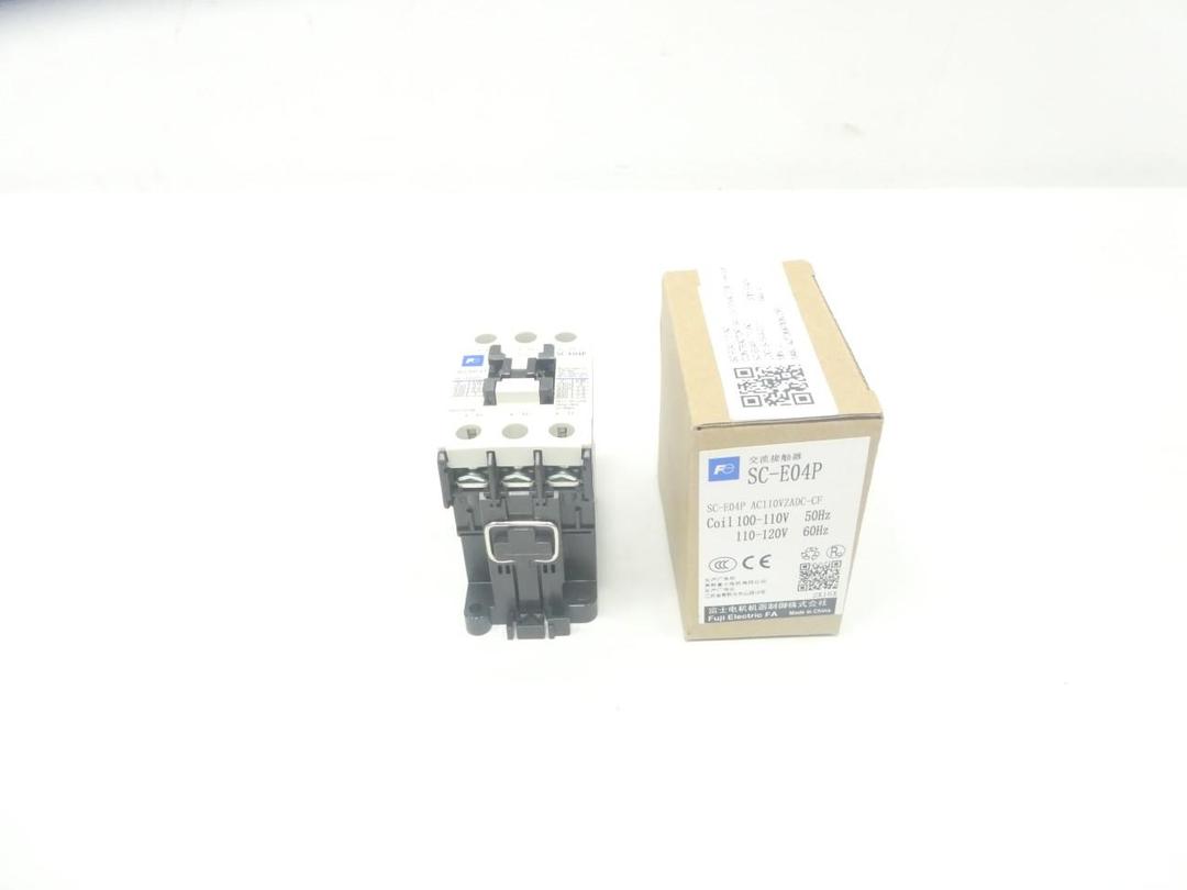 FUJI SC-E04P CONTACTOR RELAY 110-120V-AC 25A AMP 10HP