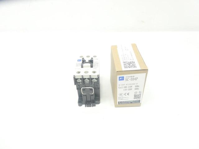 FUJI SC-E04P CONTACTOR RELAY 110-120V-AC 25A AMP 10HP